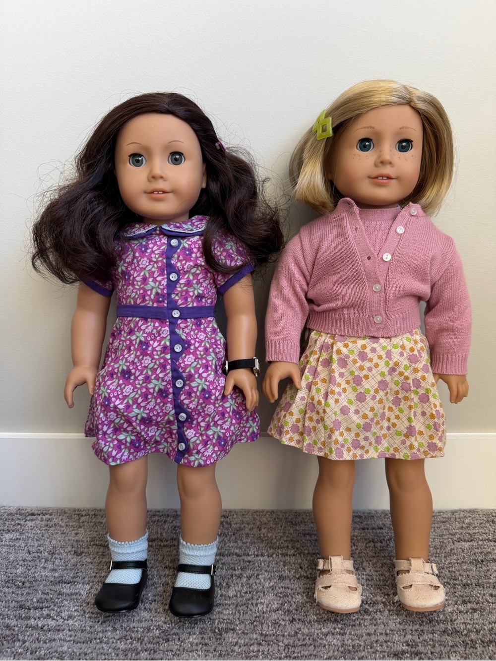 RARE American Girl Retired Kit & Ruthie Best Friend Dolls